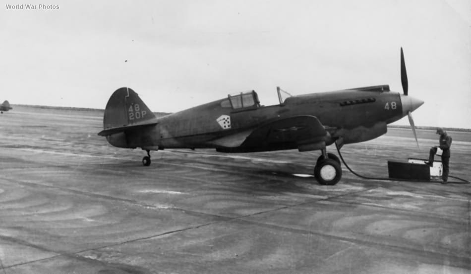 Curtiss P-40C of the 77th PS, 20th PG Hamilton Field 1941