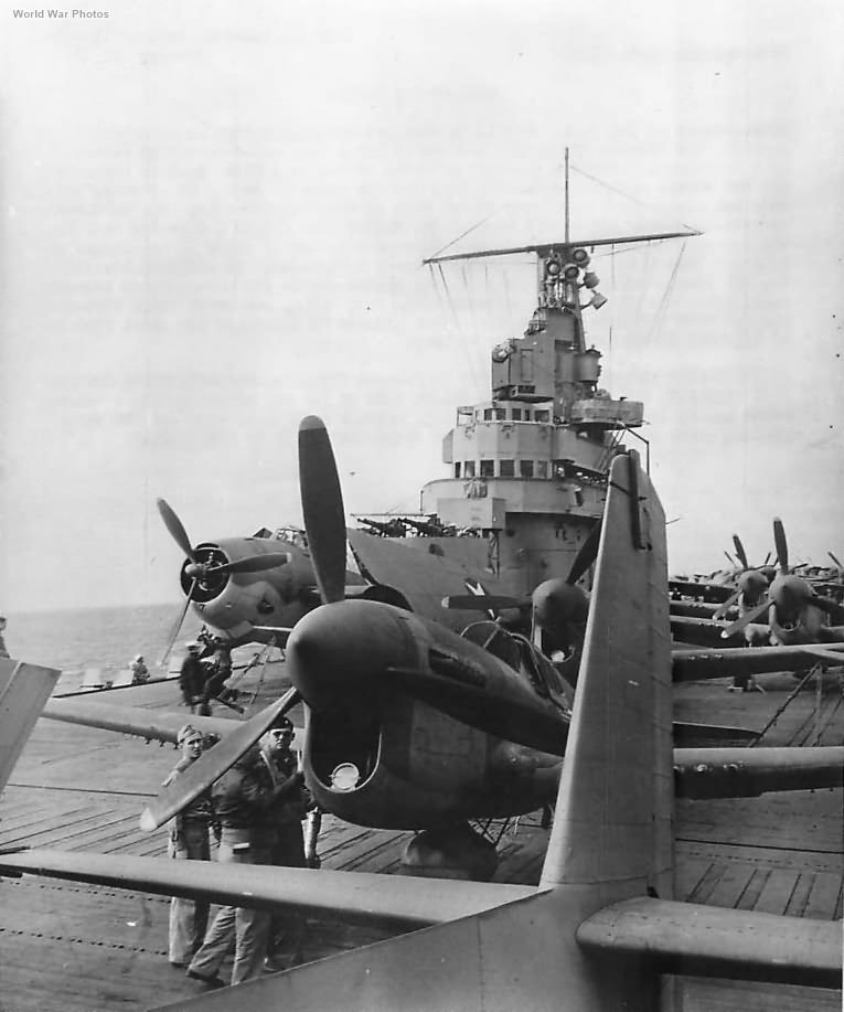 P-40L 58th FG enroute to Africa aboard USS Ranger 43
