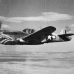 P-40L Warhawk 42-10715 in flight