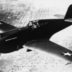 P-40 in flight