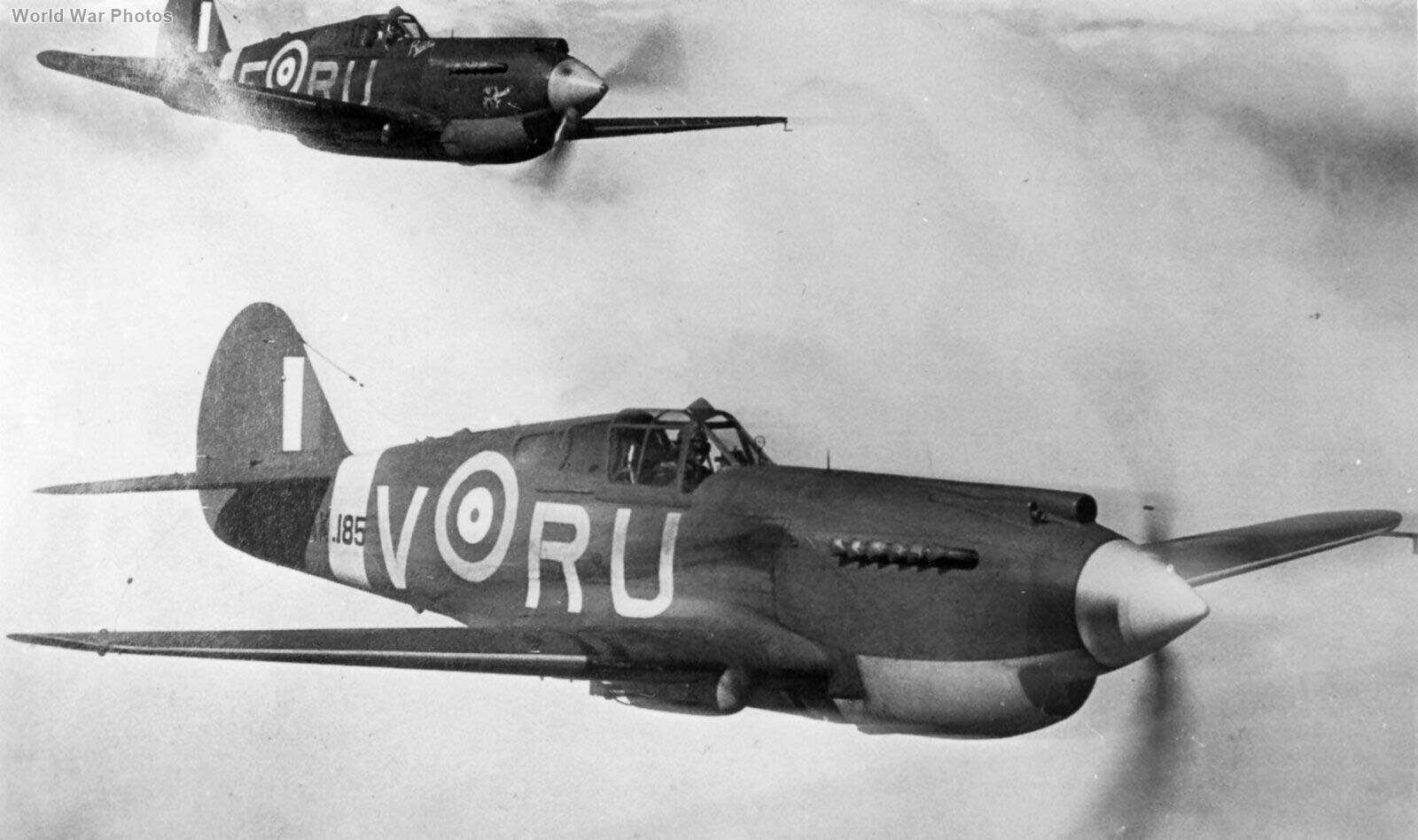 Tomahawk IIB AK185 RU-V of 414 Sqn RCAF