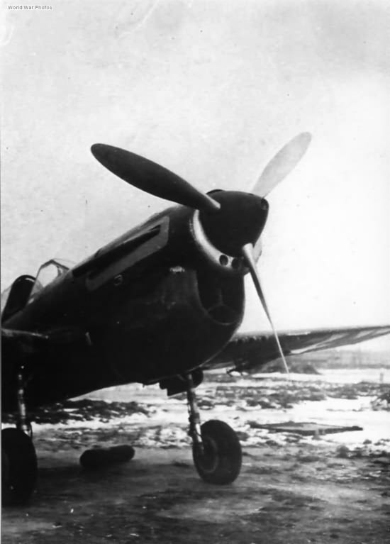Russian P-40E with Klimov engine