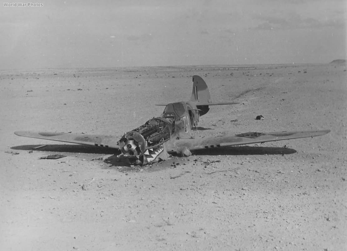 Wreck of P-40