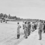 RAAF Kittyhawk landing on Los Negros