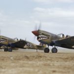 Kittyhawks Mk III FR472 GA-L, FR440 GA-V of No. 112 Squadron RAF