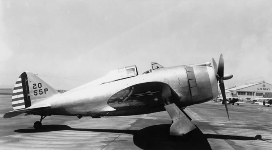 P-43 Lancer 2055P of the 55th Pursuit Group – Oakland 1940
