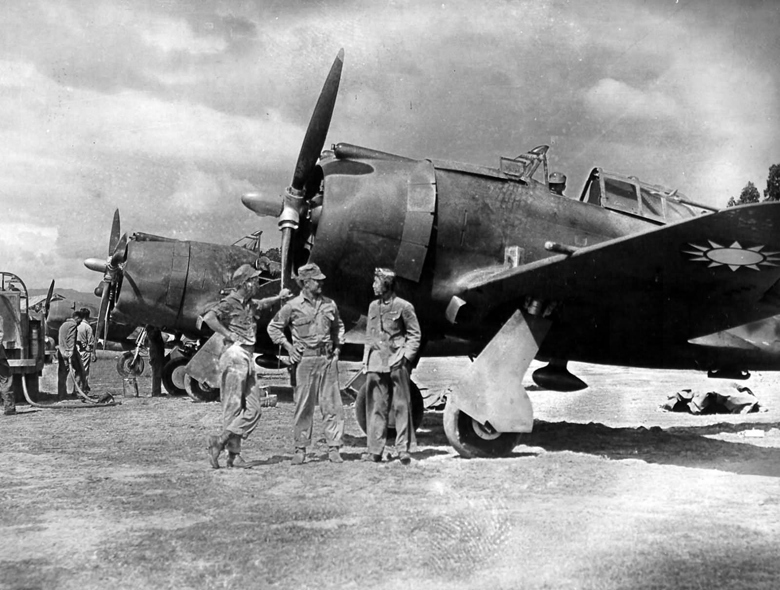 Republic P-43 at an airfield somewhere in China 17 September 1942