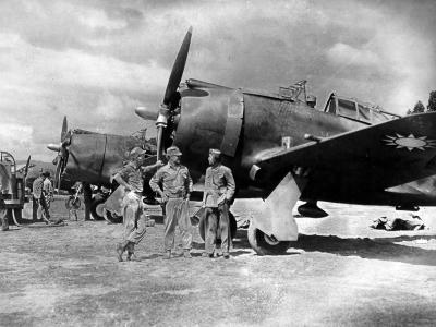 Republic P-43 at an airfield somewhere in China 17 September 1942