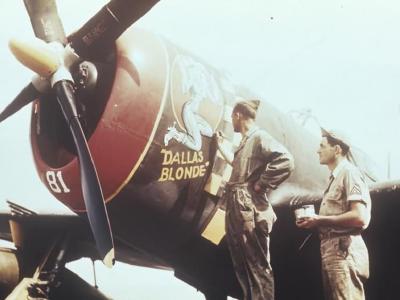 352nd Fighter Group P-47 Thunderbolt nicknamed „Dallas Blonde”