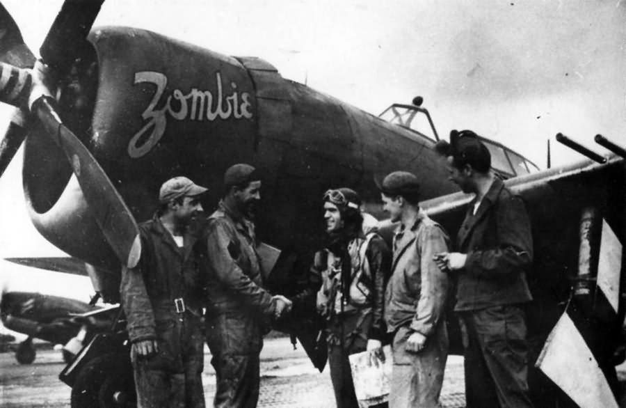 356th Fighter Group, 361st FS P-47 Thunderbolt „Zombie” Martlesham Heath