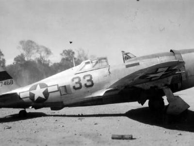 P-47D Thunderbolt #33 42-27468 of the 80th Fighter Group 10th Air Force in Burma