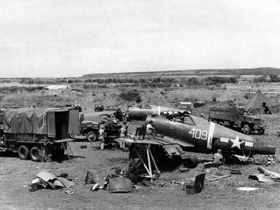 P-47D 42-75351 #409 of the 73rd FS, 318th FG Saipan