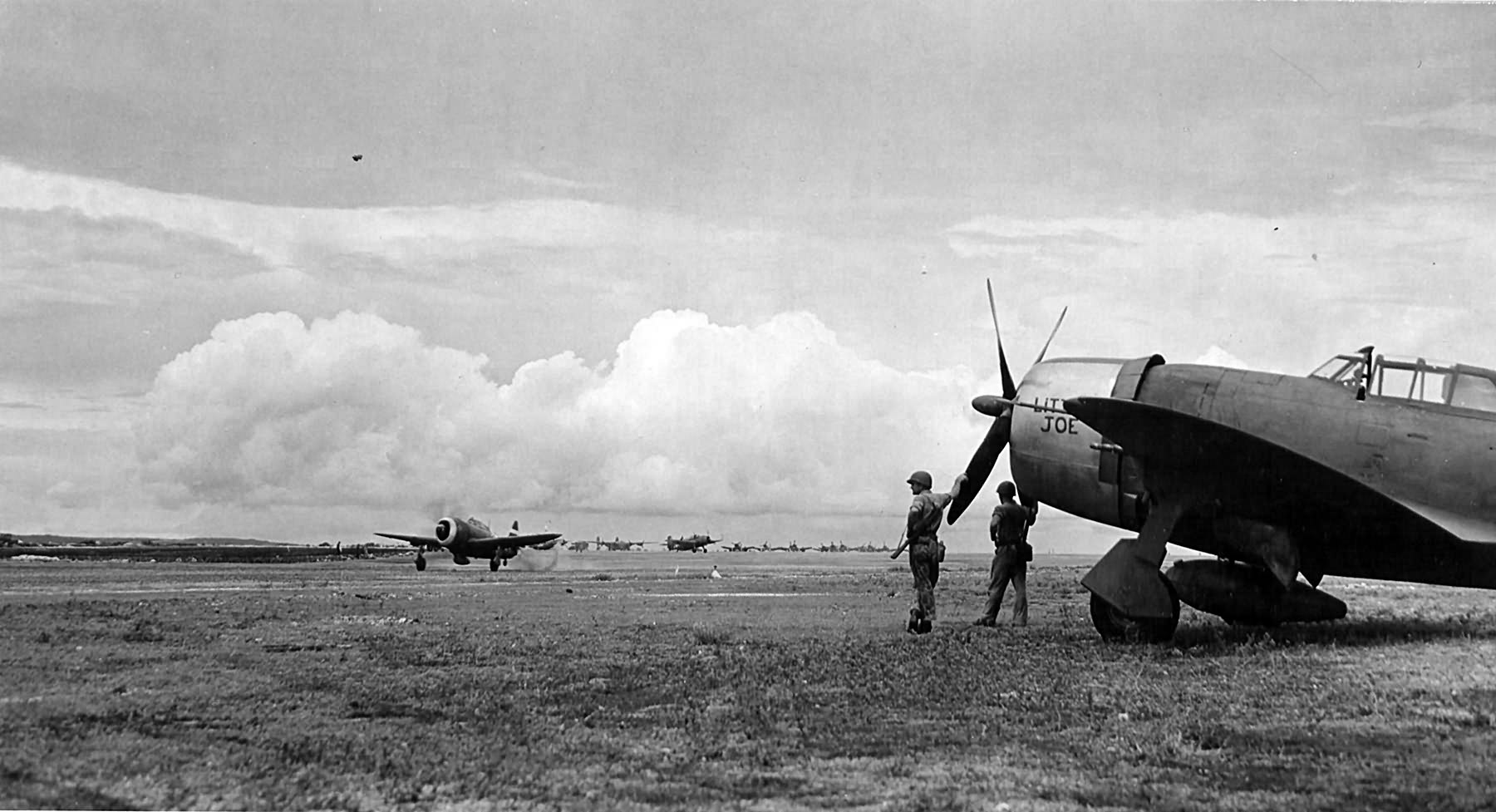 P-47D Thunderbolt „Little Joe” of the 73rd Fighter Squadron, 318th Fighter Group flown by Lt Joe Cecci