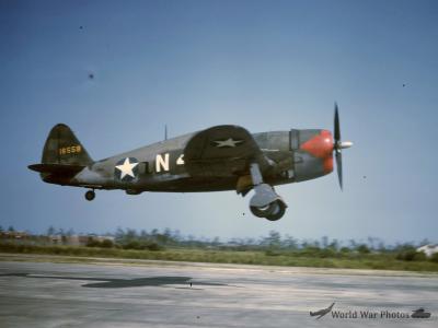 P-47 41-6558 Taking Off