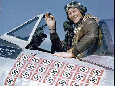 P-47 42-26628 Capt Frederick Christensen 62nd FS 56th FG