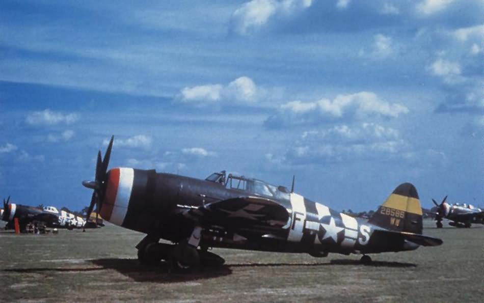 P-47 Thunderbolt code 5F-S 42-8586 WW of the 5th Emergency Rescue Squadron