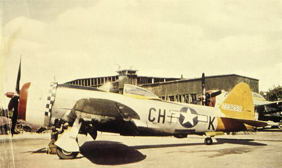 P-47 Thunderbolt CH-K 42-29259 of the 365th Fighter Squadron, 358th Fighter Group