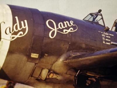 P-47 Thunderbolt piloted by John W. Truluck