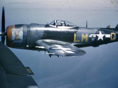 P-47M Thunderbolt in flight