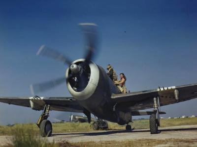 Thunderbolt Mk II of No. 30 Squadron RAF before taking off from Jumchar