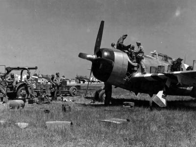 Thunderbolts of the 366th Fighter Group, 389th FS France 1944