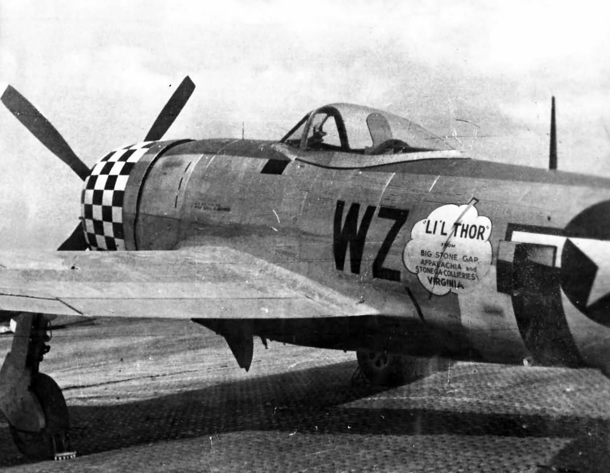78th Fighter Group, 84th FS P-47D Thunderbolt named „Li’l Thor”