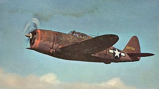 P-47 Thunderbolt 42-22794 in flight