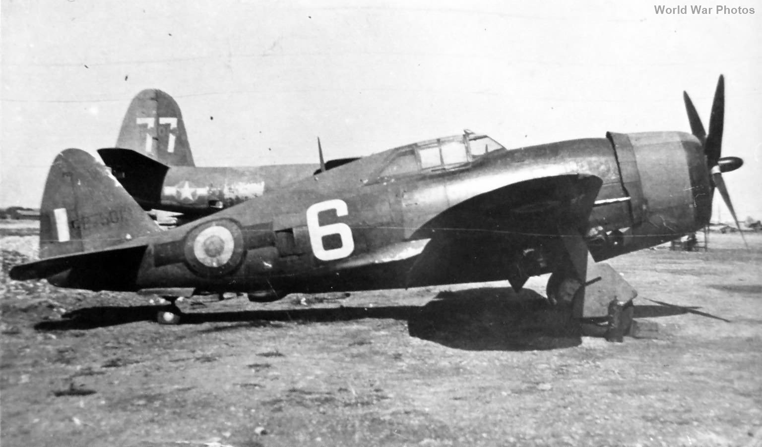 French P-47D 42-75013 and US B-26
