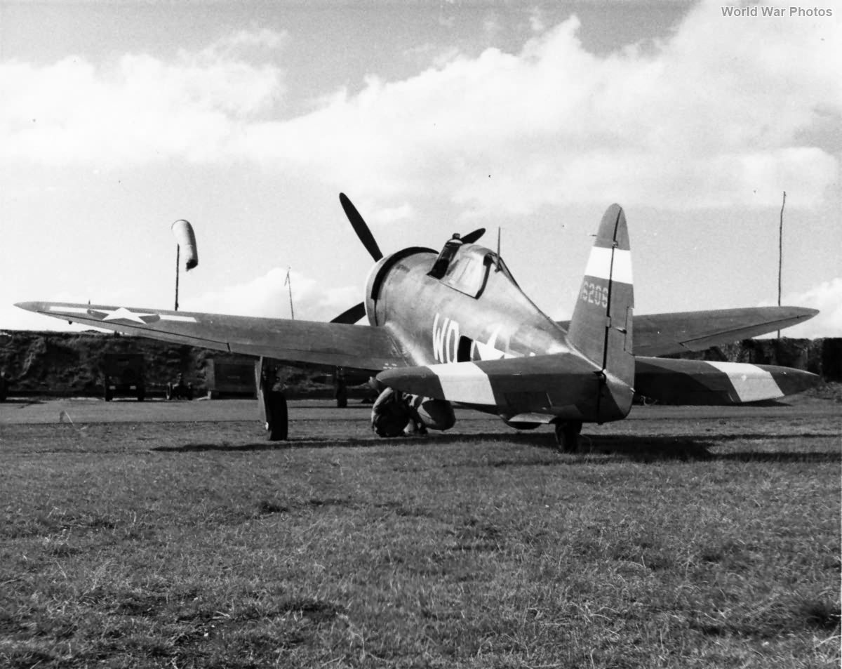 P-47C 41-6206 of the 495th FTG, 551st FTS UK 1943