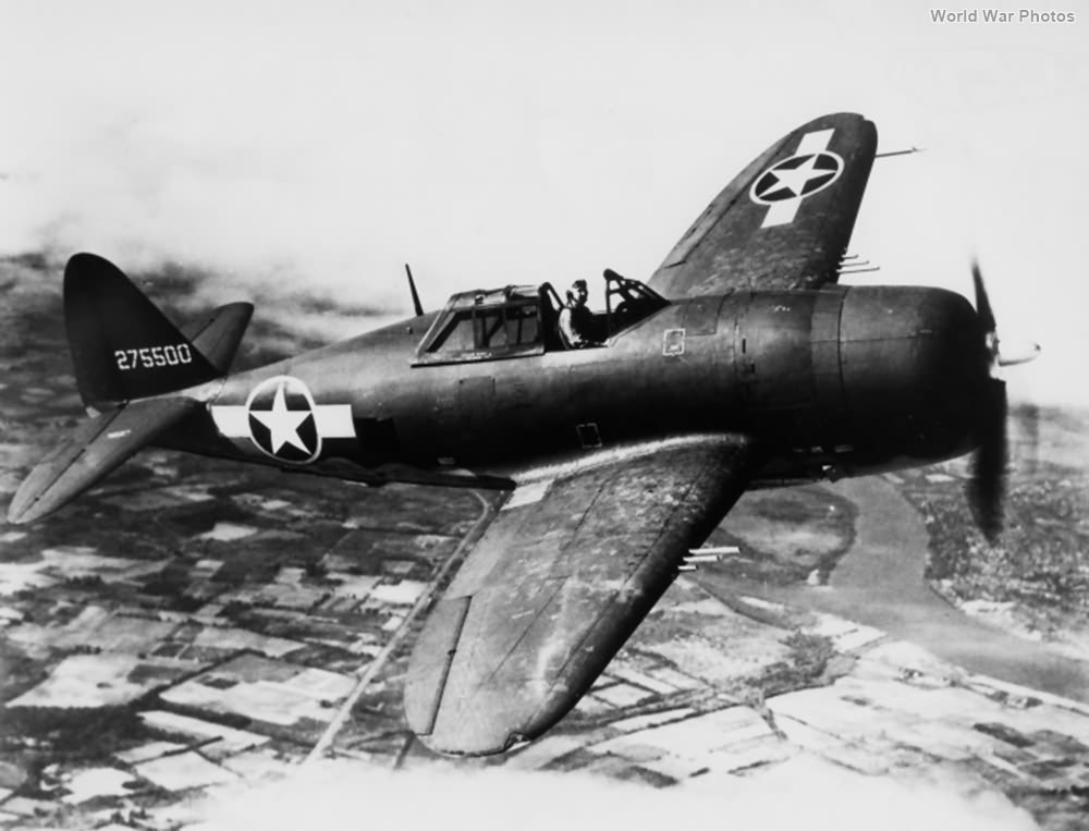 P-47D 42-75500 Naval Experimental Station PA 2 August 1943