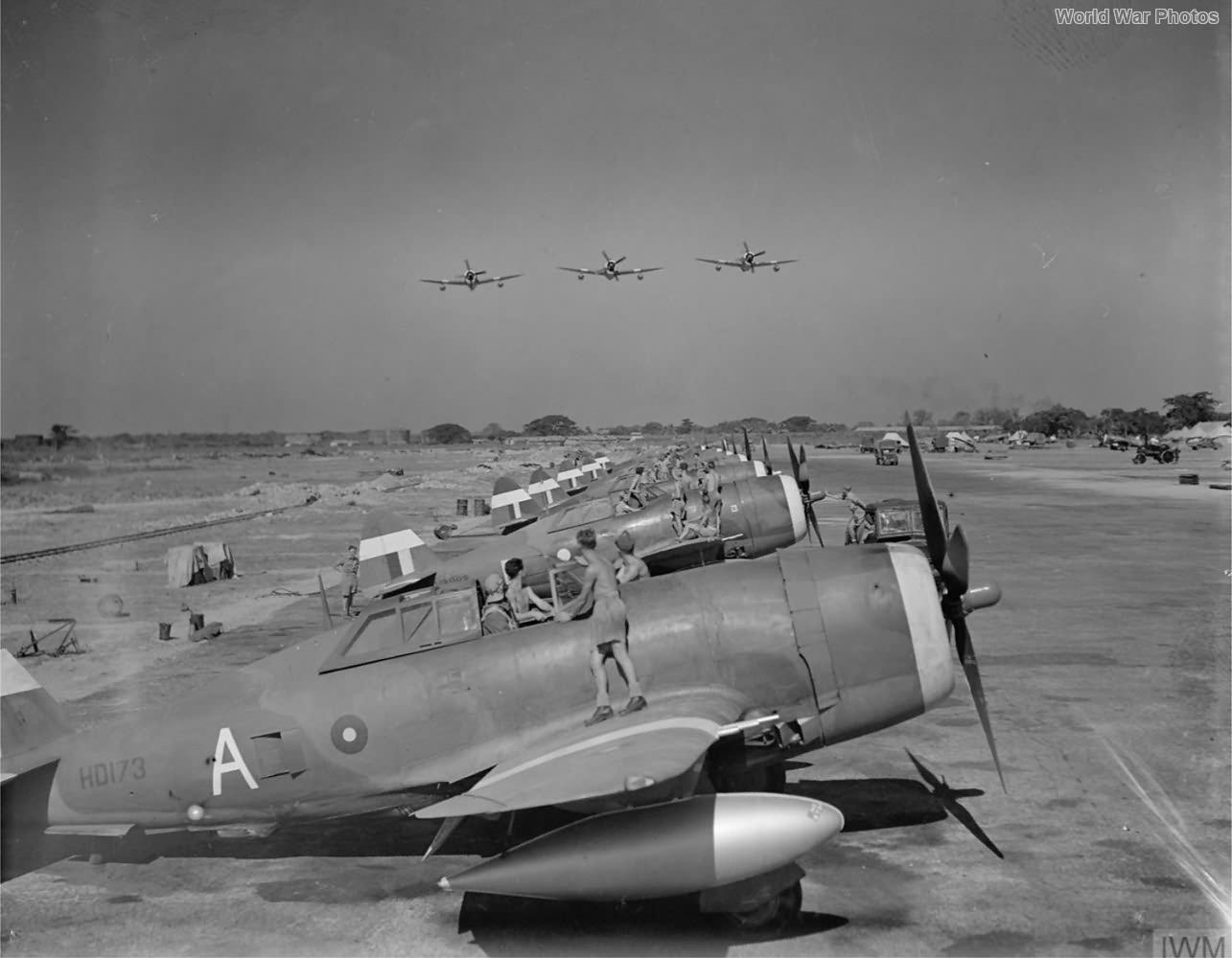 Thunderbolt HD173 of No. 135 Squadron RAF Chittagong