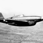 XP-47H in flight