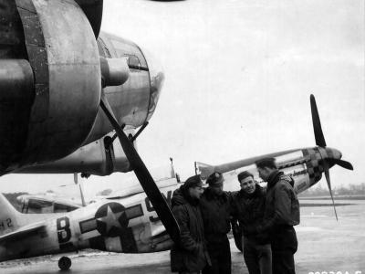 Alabama Rammer Jammer P-51D Mustang 44-15092, pilot 1lt Arthur C Cundy of the 352nd FS 353rd FG