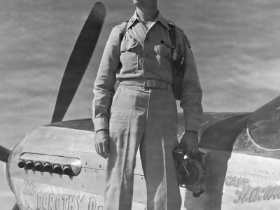 Capt White 82nd TRS on P-51K Mustang