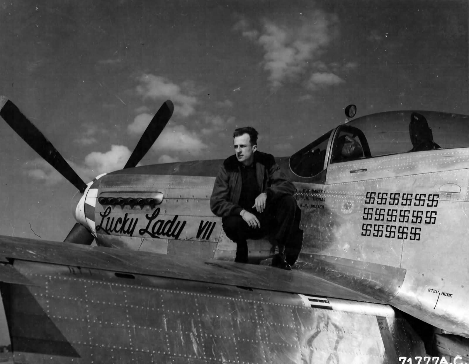 Maj Ernest Bankey Jr of the 385th FS 364th FG P-51D
