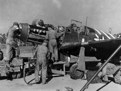 P-51A 43-6151 Barbie, pilot Maj Robert Smith of 1st Air Commando Group