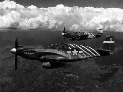 P-51A #13 „Mrs Virginia” pilot Maj Robert Petit 1st Air Commando Group