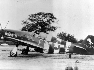 P-51B 43-12375 named Bonnie B II