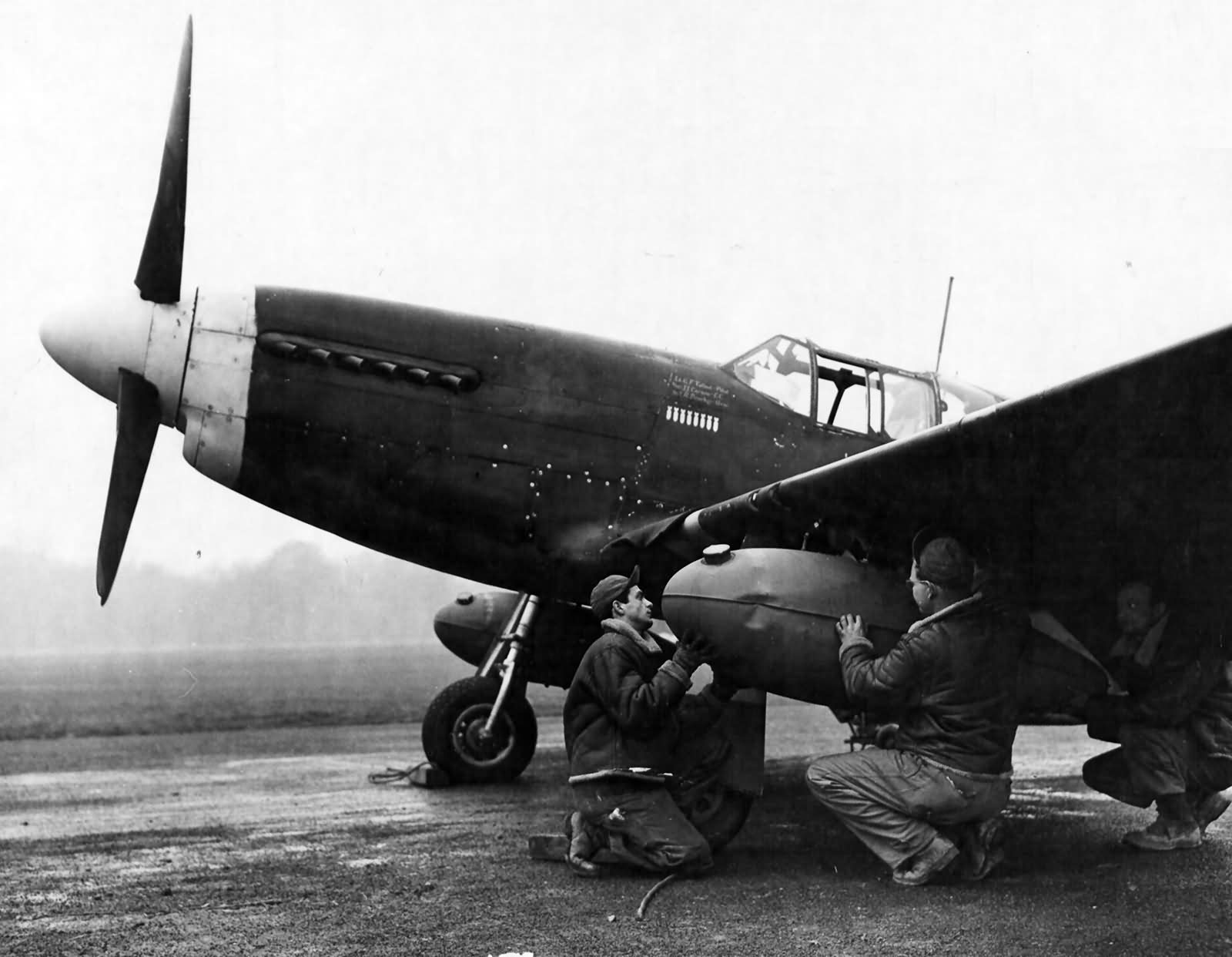 P-51B Mustang 43-6737 Code GQ-U, pilot 1lt Gilbert Talbot of the 355th FS 354th Fighter Group