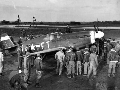 P-51B Mustang At An 8th Air Force Base In England 27 December 1943
