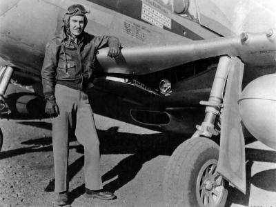 P-51D 44-11280 Pilot Lt Col Edward O. McComas of the 118th TRS 23rd FG