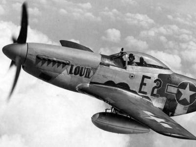 P-51D Mustang 44-13410 „Lou IV”, pilot Lt Col Thomas Christian Jr Commander of the 361st Fighter Group