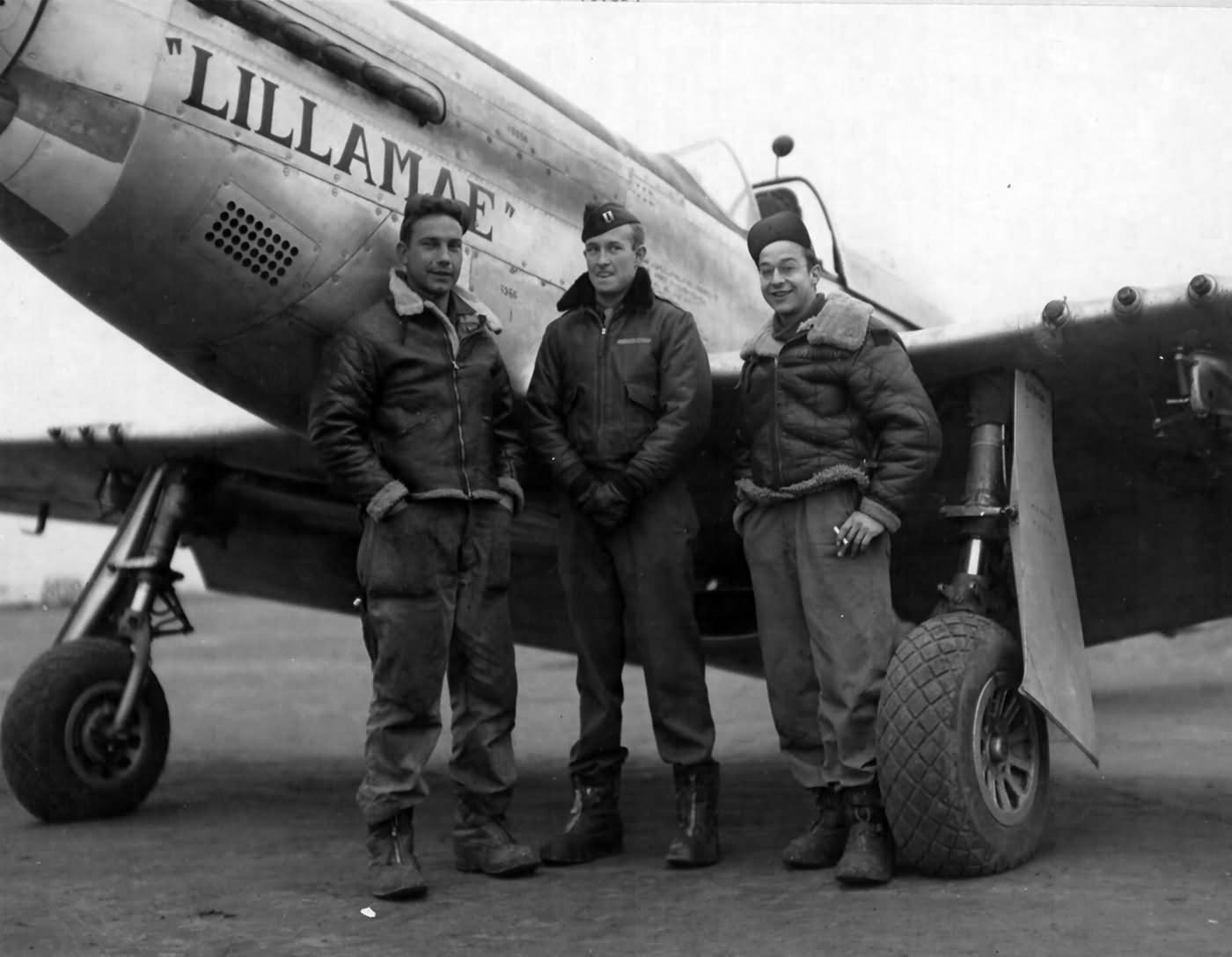 P-51D Mustang „Lillamae” 44-15356 of the 384th FS 364th Fighter Group, code 5Y-U, Pilot Maj Douglas Pick
