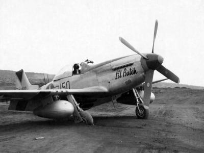 P-51D 44-63822 „Lil Butch” #150 of the 47th FS 15th FG Iwo Jima 12 April 1945
