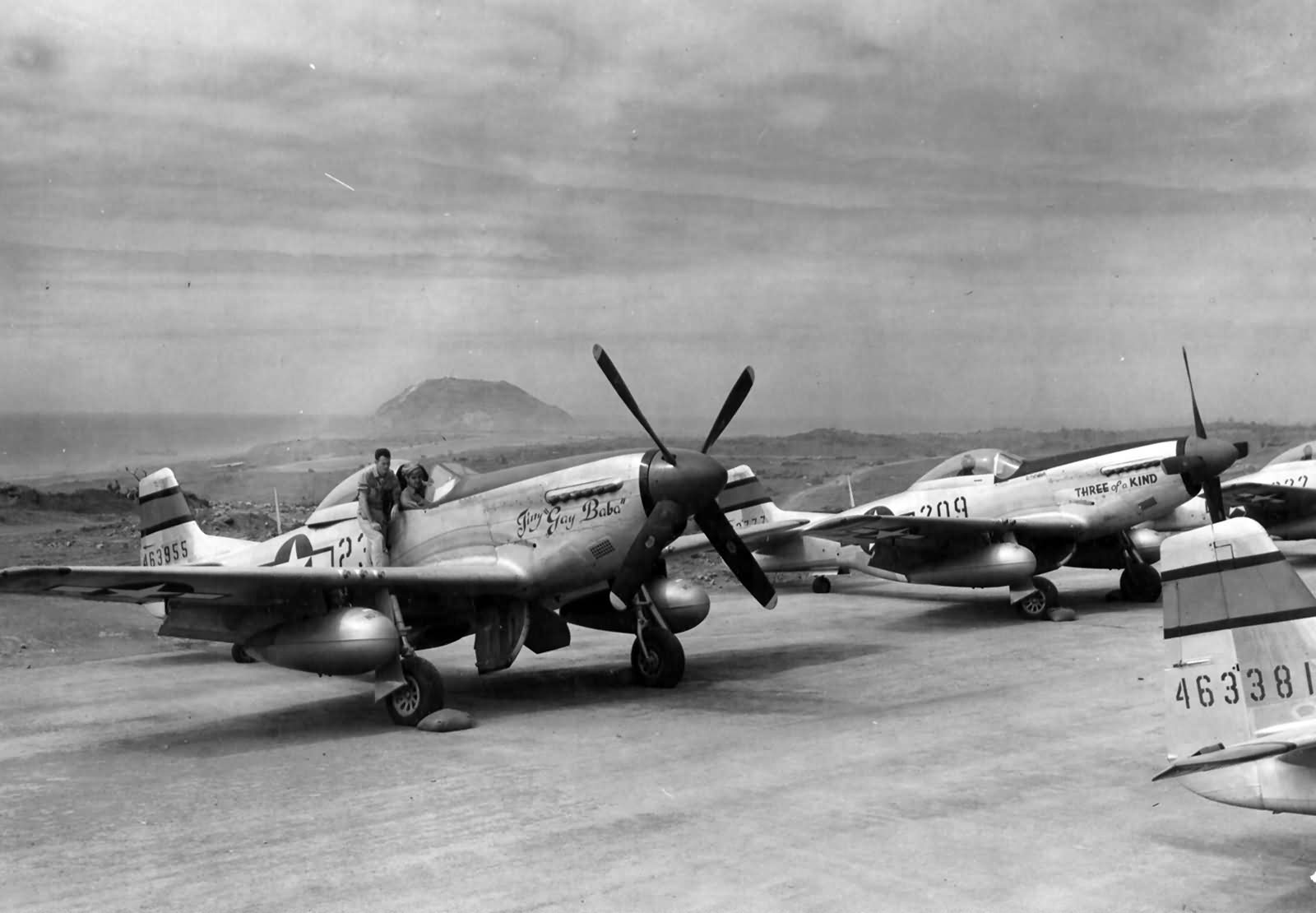 P-51D Mustang of the 46th FS 21st Fighter Group Iwo Jima 1945