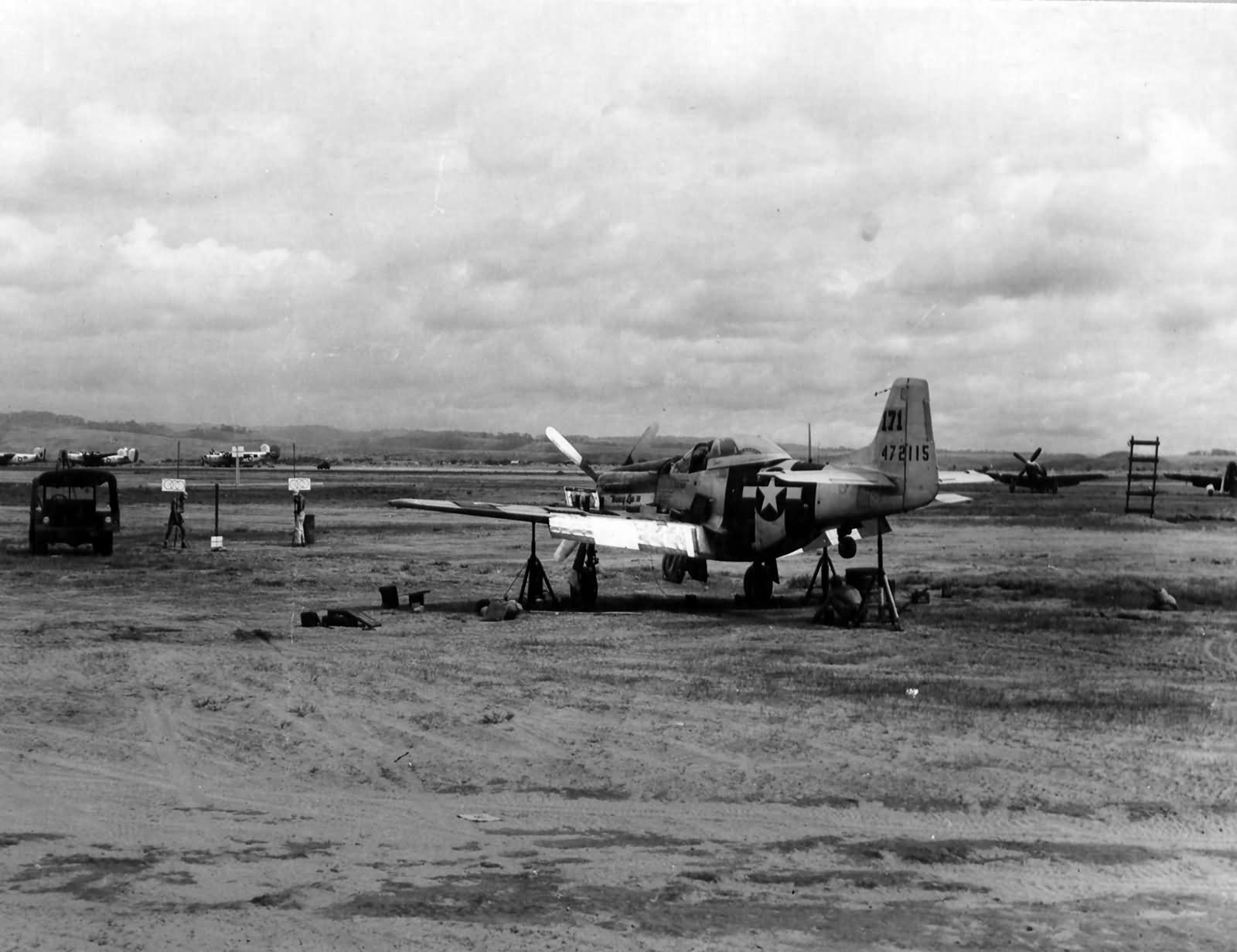 P-51D 44-72115 of the 41st FS 35th Fighter Group, 25 June 1945