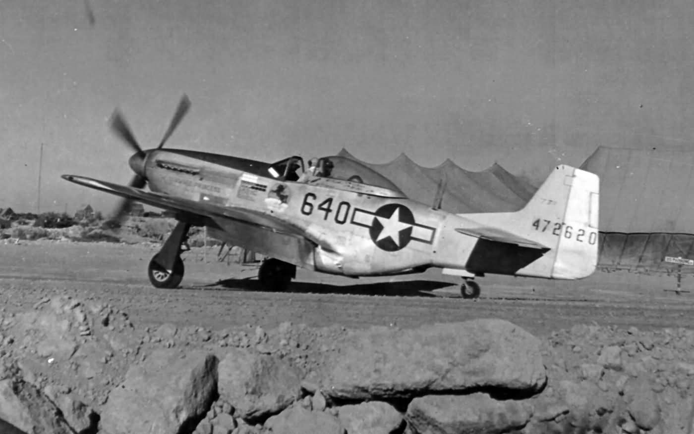 P-51D Mustang 44-72620 640 „Shawnee Princess” of the 462nd FS 506th Fighter Group