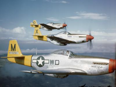 P-51D Mustang of the 52nd Fighter Group 4th Fighter Squadron