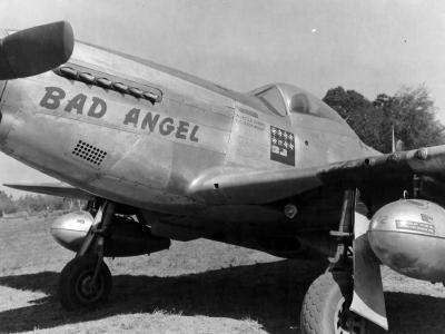 P-51D Mustang Bad Angel of the 3rd Air Commando Group Nose Art