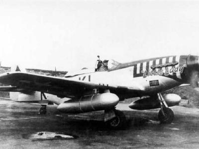 P-51D Mustang „Little Lady” 44-72160 55th FS, named KI-K